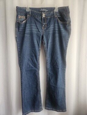 Amethyst Jeans Dark Indigo Bootcut Jeans 18 Reg.